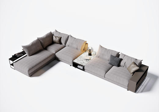 Night Sea夜海 组合沙发 | 更多座位，皮布面料可选，详询客服 商品图1