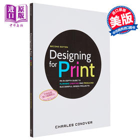 【中商原版】Designing For Print, Second Edition 进口艺术 印刷设计 第2版