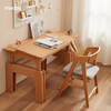 2平米mikids系列儿童学习桌纯实木德国进口榉木可升降桌椅套装 商品缩略图0