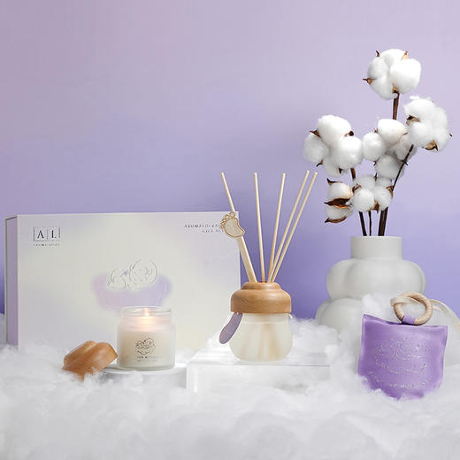 【美通香薰】奶香宝贝系列香薰礼盒小众高级礼物香氛卧室室内持久 商品图3