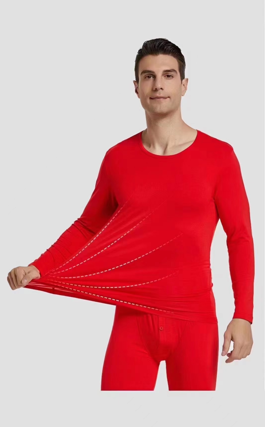 竹纤维男士内衣套131