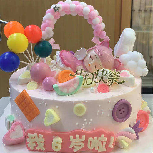 安妮宝贝生日蛋糕/儿童蛋糕/插件蛋糕/女生蛋糕 商品图0