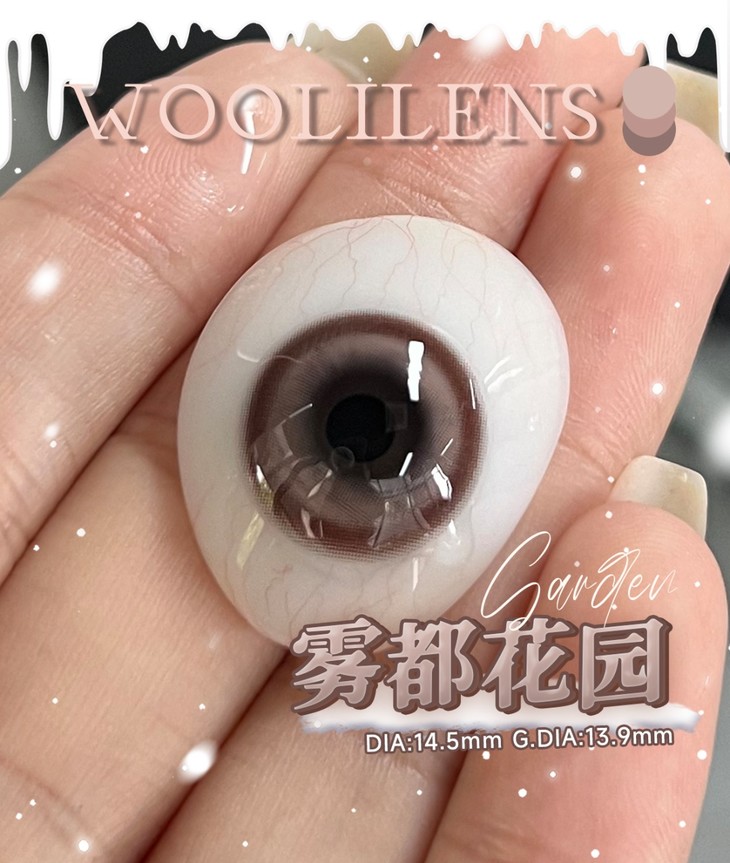 Woolilens半年抛隐形眼镜 雾都花园14.5mm 一副/2片-VVCON美瞳网6