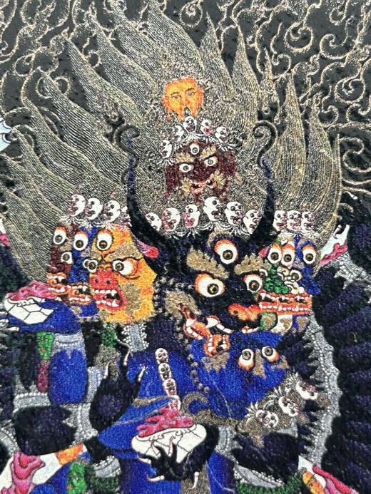 石板画唐卡-大威德金刚（蓝） 商品图1