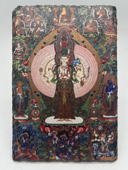 石板画唐卡-千手千眼观音 商品图0