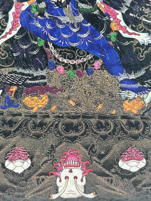 石板画唐卡-大威德金刚（蓝） 商品图5