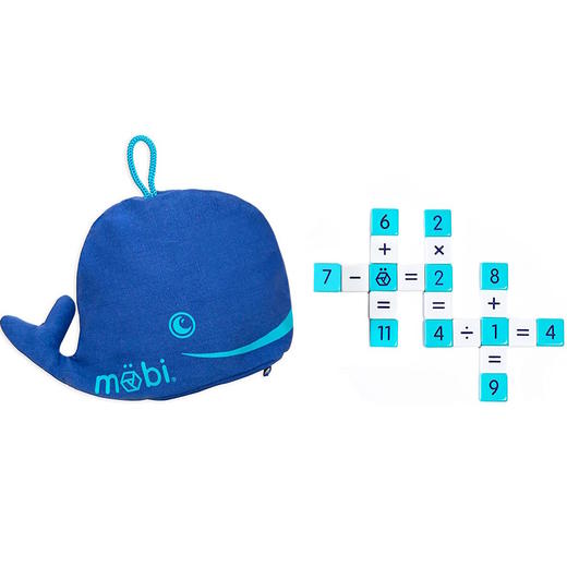 【3岁+推荐】风靡英美，Mobi 经典儿童数学基础运算练习教具，5种玩法，162块数字牌 商品图2