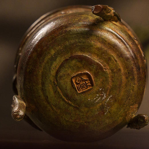 铜松竹梅三友香炉 商品图3