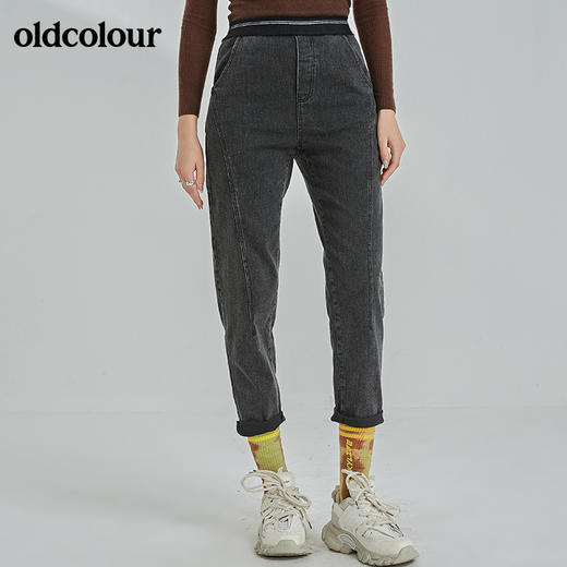 oldcolour2021冬季新款时尚气质休闲百搭显瘦哈伦裤N41113162 商品图3