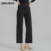 oldcolour2021冬季新款时尚气质休闲百搭阔腿裤女N44073428 商品缩略图2