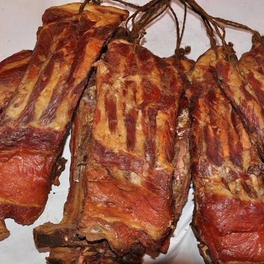 【信睦精选年货】-城口直发城口县腊排骨500g/家乡味/农家养殖/11个月成长期的土猪/传统烟熏工艺/不接收急单/48小时内发货/收到订单现烧洗抽真空 商品图1