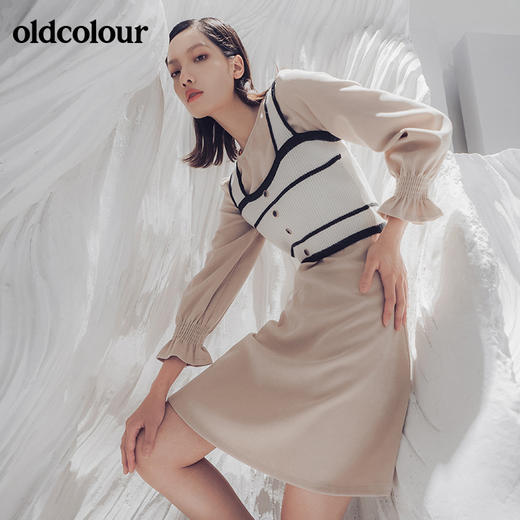 oldcolour2021冬季长袖连衣裙GN41103915J 商品图2