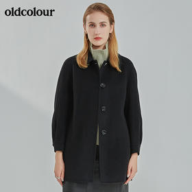 oldcolour2021冬季新款气质百搭时尚中长款手工羊绒大衣N41155132