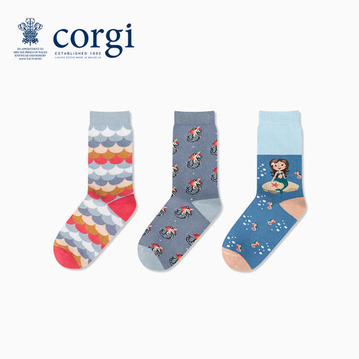 Corgi礼盒袜子英国进口成人情侣女冬季中筒袜潮袜男 商品图1