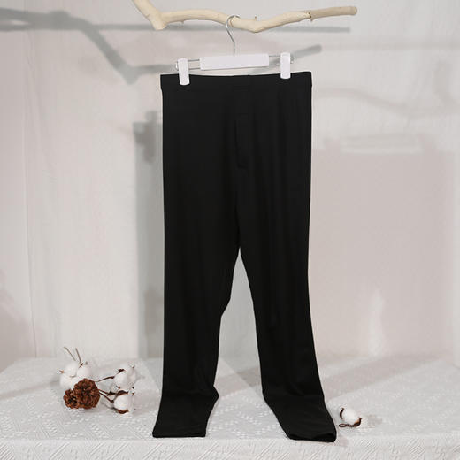 【59元1件，99元2件】黑色古兰居男士保暖套头套装-2223510 商品图2