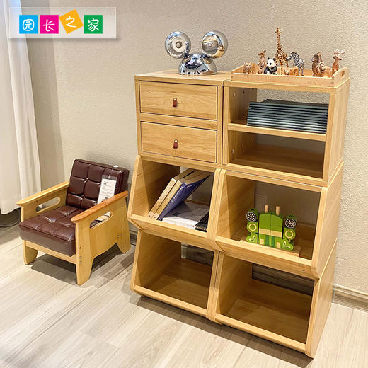 设计师款收纳多功能陈列收纳一体柜幼儿园小空间多功能陈列收纳柜 商品图0