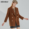 oldcolour2021冬季新款时尚高端修身显瘦西装毛呢外套N43155145 商品缩略图3