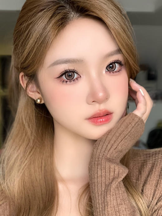 坚果力NUTNUTLOOK恋爱泡泡 14.5mm大直径美瞳隐形眼镜 白狮旗下自营品牌赠送伴侣盒 半年抛2片 商品图8