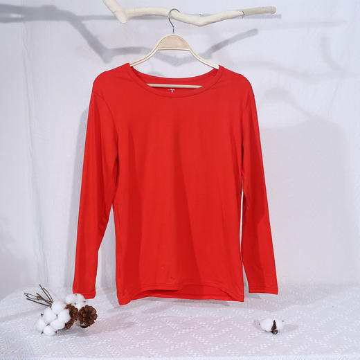 【39元1件，99元3件】红色古兰居男士保暖套头套装-2223510 商品图1