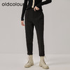 oldcolour2022冬季新款高腰显瘦气质百搭休闲直筒西装九分裤女 商品缩略图1