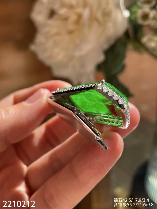 老坑玻璃帝王绿无事牌吊坠【2210212】具体价格微信咨询 商品图7