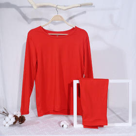 【39元1件，99元3件】红色古兰居男士保暖套头套装-2223510