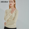oldcolour2021冬季新款时尚气质修身百搭微领设计内搭N42023285 商品缩略图1