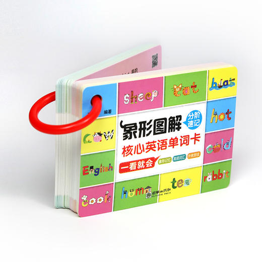 【昂秀外语】象形图解分阶速记核心英语单词卡 小学英语 英语单词卡 商品图6