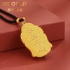 HK GOLD/香港黄金 古法沙金吊坠/项链系列 商品缩略图6