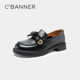 千百度春季小皮鞋百搭JK乐福鞋A23431831