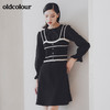 oldcolour2021冬季长袖连衣裙GN41103915J 商品缩略图0
