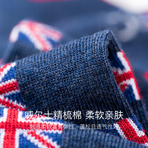 CORGI英国柯基儿童款轻棉英国士兵秋冬时尚英伦中筒袜潮袜 商品图3