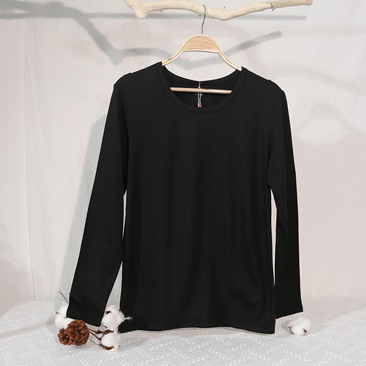 【59元1件，99元2件】黑色古兰居男士保暖套头套装-2223510 商品图1