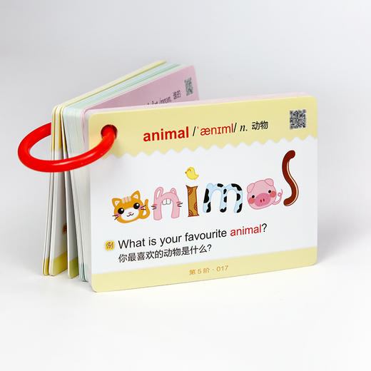 【昂秀外语】象形图解分阶速记核心英语单词卡 小学英语 英语单词卡 商品图7