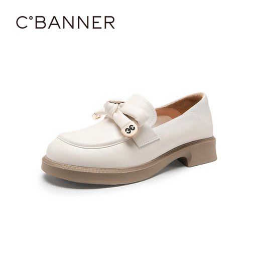 千百度春季小皮鞋百搭JK乐福鞋A23431831 商品图1