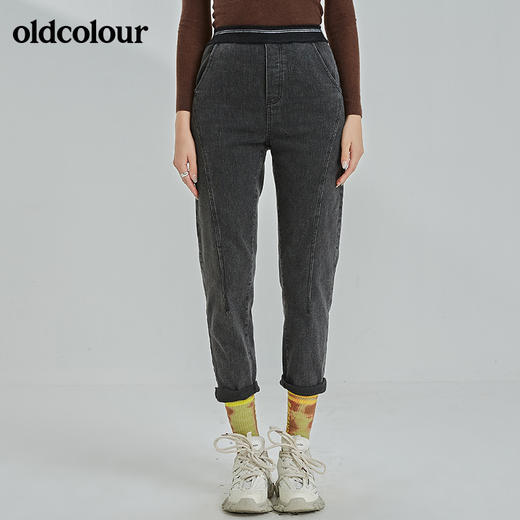 oldcolour2021冬季新款时尚气质休闲百搭显瘦哈伦裤N41113162 商品图4