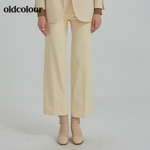 oldcolour2021冬季新款时尚气质休闲百搭阔腿裤女N44073428 商品图3