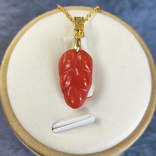 南红吊坠-小叶子 商品图0