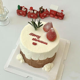 4英寸圣诞莓莓（百分百进口动物奶油）
