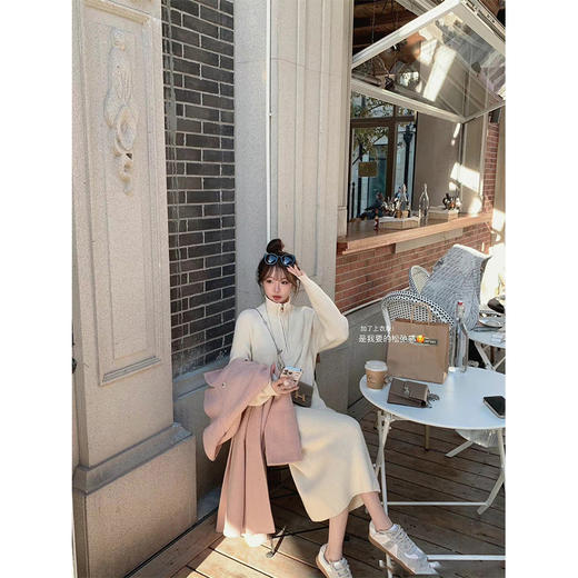 金蘑菇菇 Holiday 懒懒裙 / 一件过冬轻松洋气挂  藏肉内搭连衣裙 商品图1