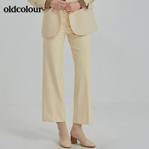 oldcolour2021冬季新款时尚气质休闲百搭阔腿裤女N44073428 商品图0