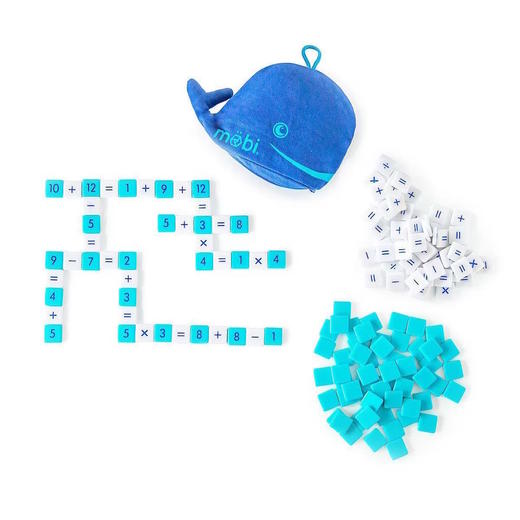 【3岁+推荐】风靡英美，Mobi 经典儿童数学基础运算练习教具，5种玩法，162块数字牌 商品图1
