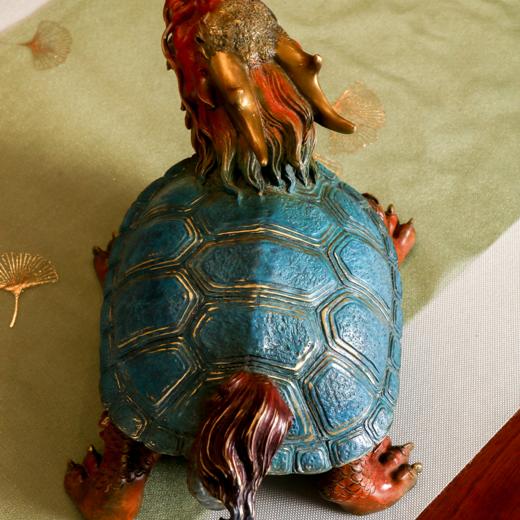 龙龟赐福  铜摆件 商品图4