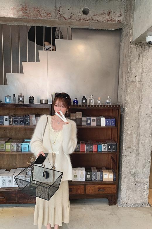 金蘑菇菇 不用力精致 美人鱼裙裙 / 不显胯 休闲针织鱼尾半裙 商品图6