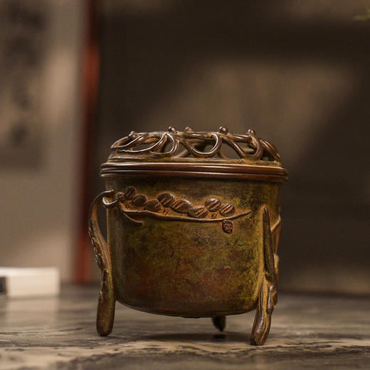 铜松竹梅三友香炉 商品图4
