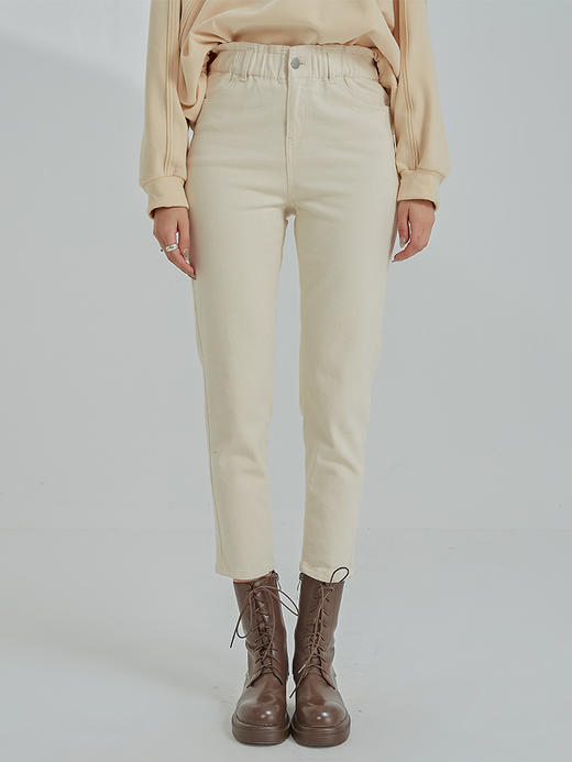 oldcolour2021冬季新款时尚气质休闲百搭直筒牛仔裤N43113321 商品图1