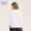 ELLE Active【纯棉内搭】百搭长袖女士t恤冬季新款撞色圆领上衣 商品缩略图4