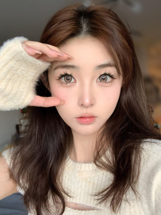 坚果力NUTNUTLOOK恋爱泡泡 14.5mm大直径美瞳隐形眼镜 白狮旗下自营品牌赠送伴侣盒 半年抛2片 商品图7