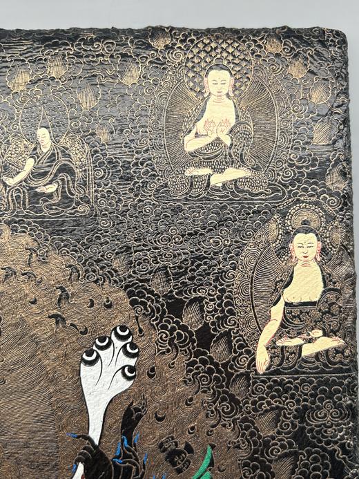 石板画唐卡-大威德金刚（黑） 商品图6