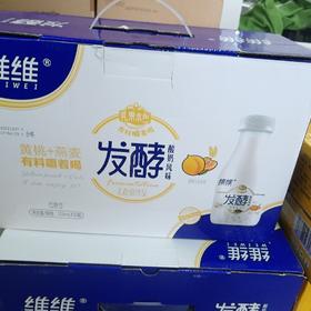 维维发酵酸奶黄桃+燕麦318ml*10